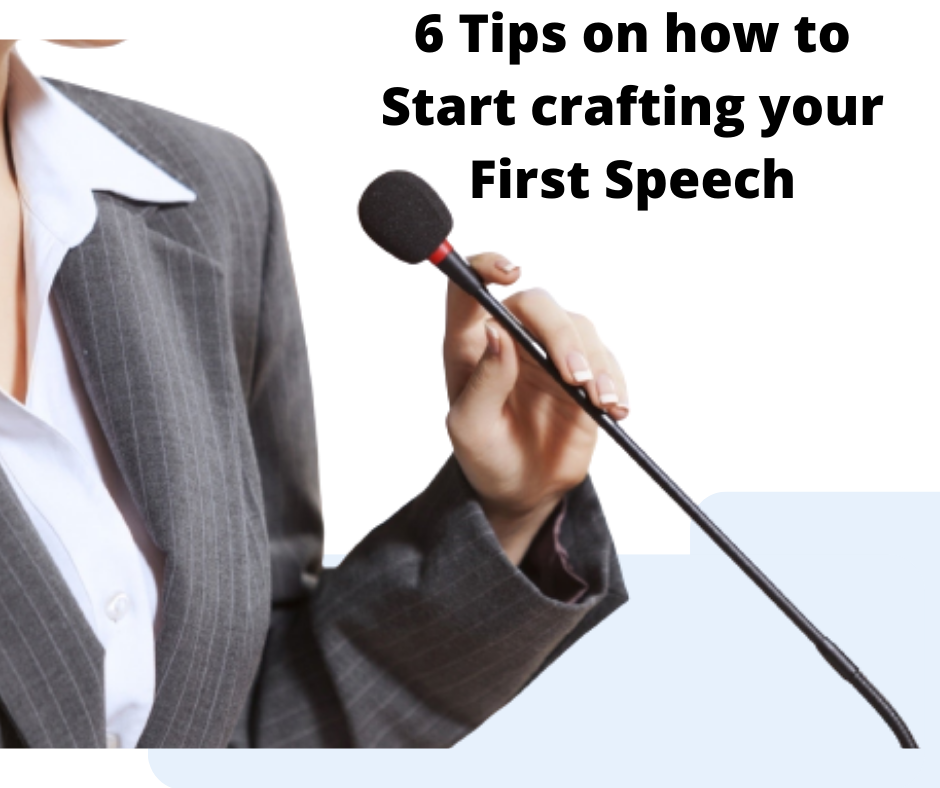 giving your first speech